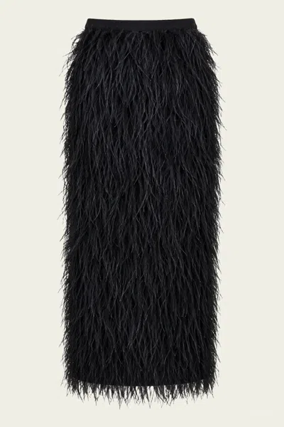 Simkhai Jade Midi Skirt In Black In Multi