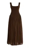Simkhai Jamie Tank Midi Dress In Brown