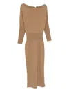 Simkhai Janese Off-shoulder Midi Dress In Neutral