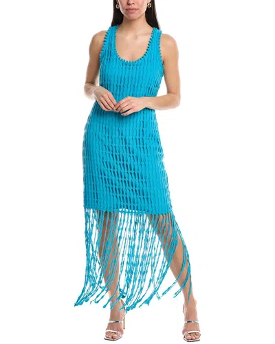 Simkhai Janette Midi Dress In Blue