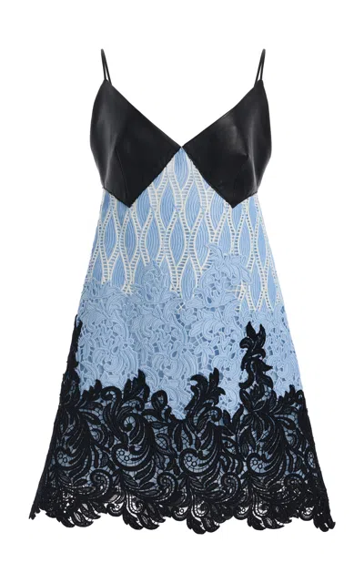 Simkhai Jasminda Mini Dress In Blue