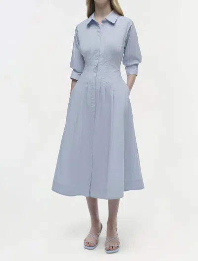 Simkhai Jazz Cotton Midi Dress In Periwinkle Sky