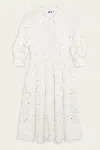 Simkhai Jazz Eyelet Midi Shirtdress