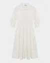 Simkhai Jazz Eyelet Midi Shirtdress