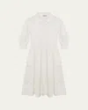 Simkhai Jazz Eyelet Midi Shirtdress