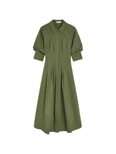 Simkhai Jazz Shirt Dress In Green