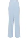 Simkhai Tailored Crepe Trousers In Blue