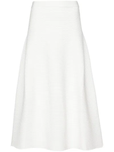 Simkhai Jennifer Midi Skirt In Neutrals