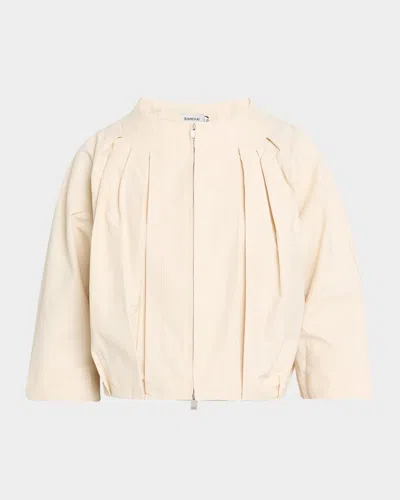 Simkhai Jess Pleated Jacket In Pink