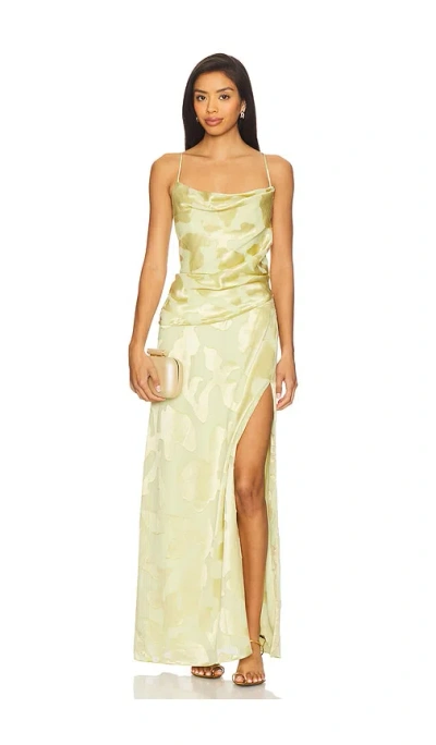 SIMKHAI JESSA DRAPED GOWN