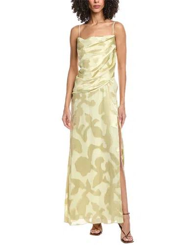 Simkhai Jessa Draped Gown In Neutral