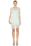 Simkhai Jett Mini Dress In Seafoam