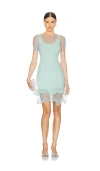 Simkhai Jett Mini Dress In Seafoam