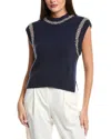 Simkhai Joanae Wool & Cashmere-blend Pullover In Blue