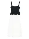 Simkhai Womens Black Multi Jolynn Scoop-neckline Woven Midi Dress In Multi
