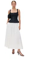 Simkhai Womens Black Multi Jolynn Scoop-neckline Woven Midi Dress In Black