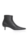 Simkhai Joni Stretch Leather Ankle Boots In Black