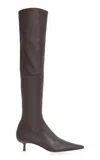 Simkhai Joni Stretch Leather Over-the-knee Boots In Brown