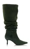Simkhai Jordi Slouchy Suede Knee Boots In Multi