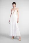 Simkhai Josephine Dress Woman In Beige Viscose In Beige