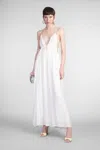 Simkhai Josephine Dress Woman In Beige Viscose