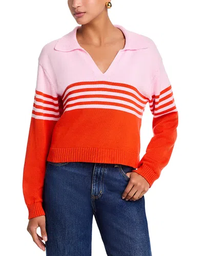 Simkhai Jules K Striped Color Blocked Sweater In Multi