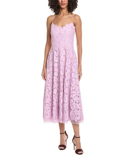 Simkhai Julia Corded Lace Midi Dress In Pink