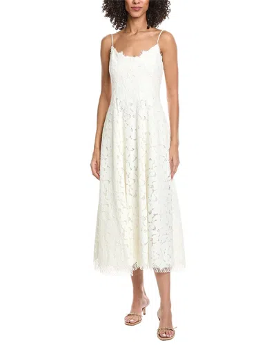 Simkhai Julia Lace Midi Dress In White