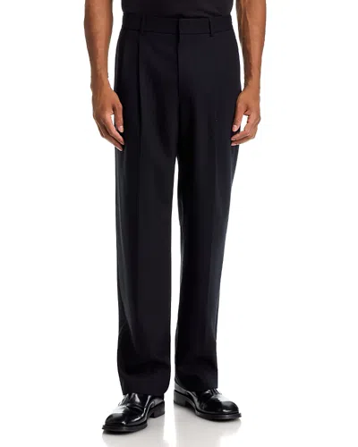 Simkhai Julian Relaxed Fit Pleated Trousers In Black