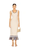 Simkhai Julianna Fringed Knit Maxi Dress