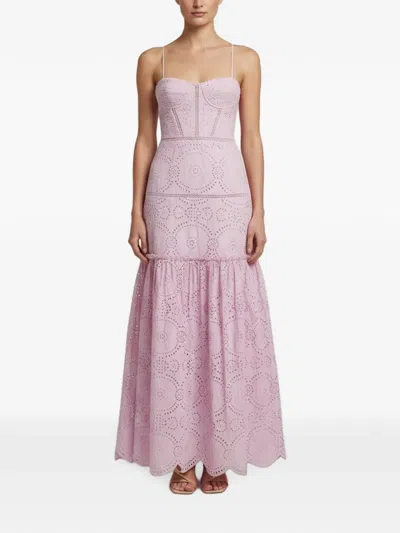 Pre-owned Simkhai Juliette Maxi Dress In Purple