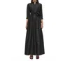 Simkhai Julip Belted Gown In Black In Multi