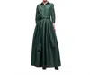 Simkhai Julip Belted Gown In Cypress In Green
