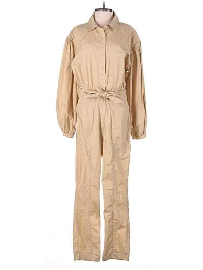 Pre-owned Simkhai Jumpsuit In Tan