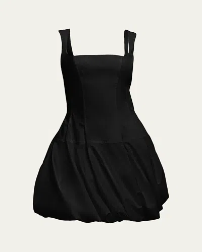 Simkhai Juni Bubble Mini Dress In Black