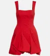 Simkhai Juni Tank Bubble Mini Dress Crimson In Red