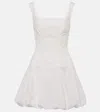 Simkhai Juni Bubble Mini Dress In White In White