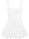 Simkhai Juni Bubble Mini Dress In White In White