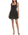 Simkhai Juni Tank Bubble Mini Dress In Black