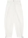 Simkhai Kaiti Cotton Tapered Trousers In White