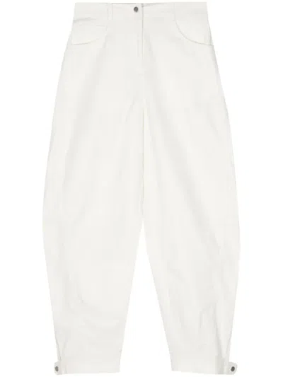 Simkhai Kaiti Cotton Tapered Trousers In White