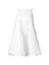 Simkhai Kalla Feather-effect Mini Dress In White