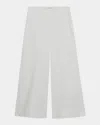 Simkhai Kallin Cropped Wide-leg Pants In White
