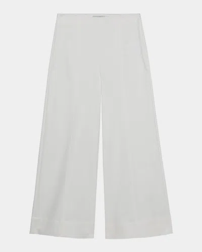 Simkhai Kallin Cropped Wide-leg Pants In White