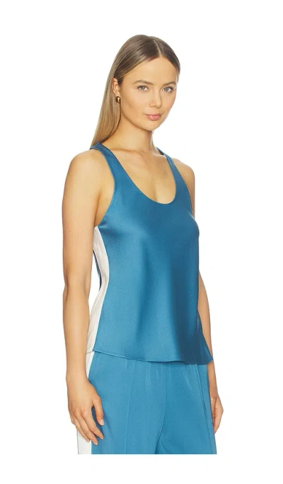 Simkhai Kamari U Neck Tank In Blue