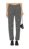 Simkhai Kandace Embellished Jogger In Gray