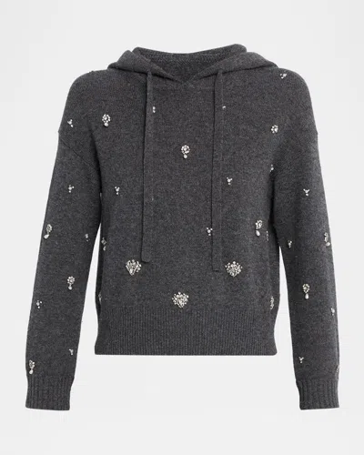 Simkhai Karmen Wool-cashmere Embellished Hoodie