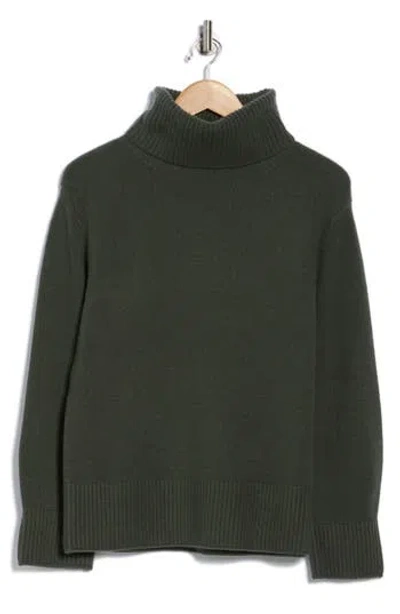 Simkhai Katy Turtleneck Cashmere Sweater In Green