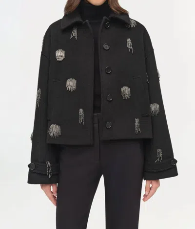 Simkhai Katya Embellished Jacket In Black
