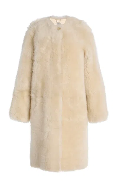 Simkhai Katya Lambskin Jacket In Ivory